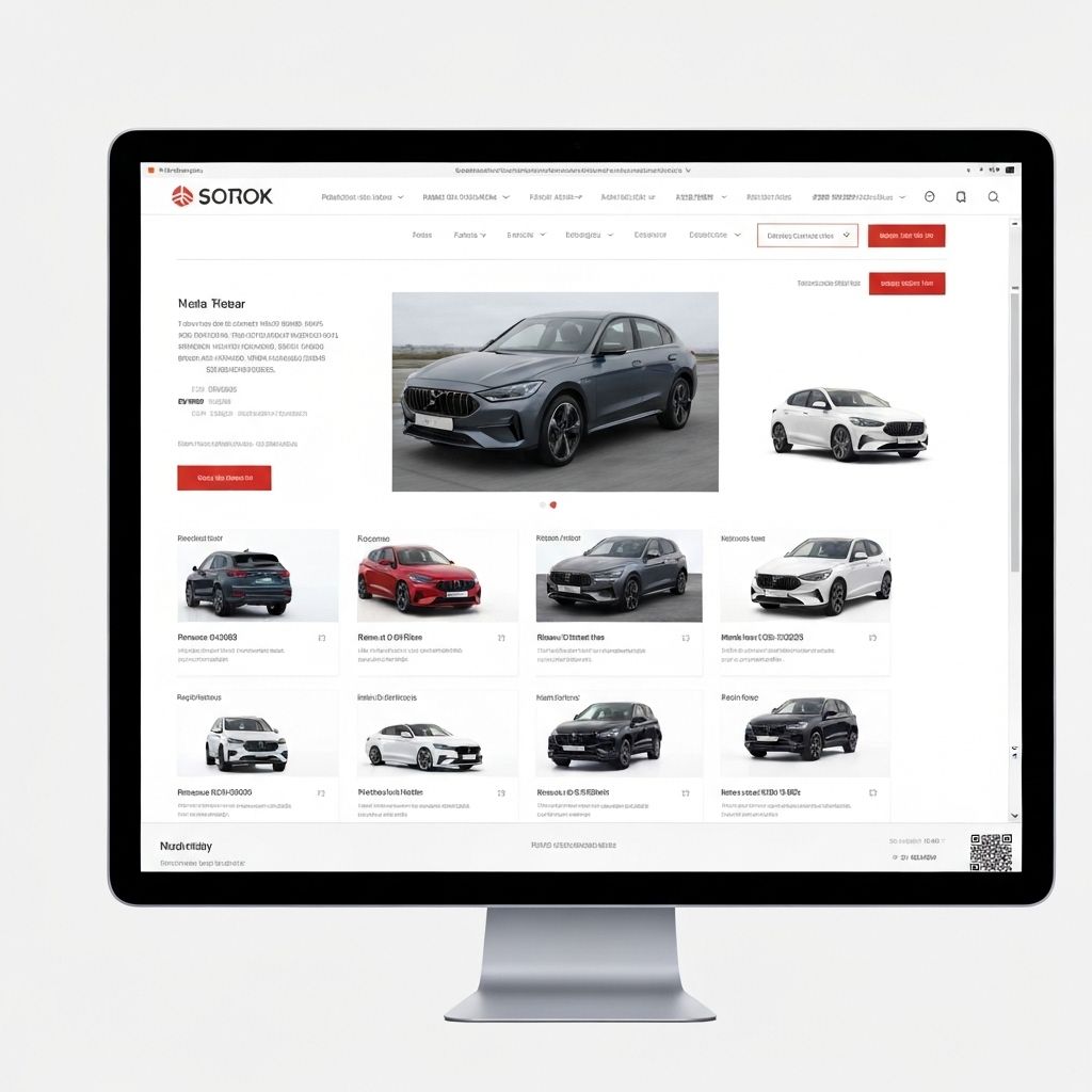 Website de veículos
